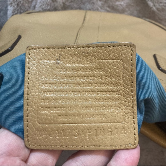 Coach Tan Pebble Leather Buckle Shoulder Bag - Picture 10 of 12